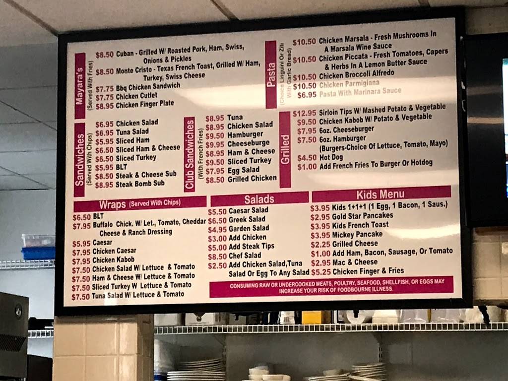 Mayara’s Restaurant | restaurant | 61 New Salem St, Wakefield, MA 01880, USA | 7815871772 OR +1 781-587-1772