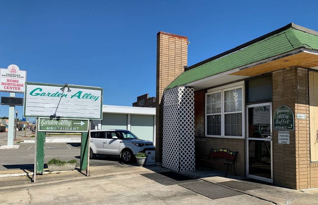 Garden Alley | restaurant | 313 S Main St, Mullins, SC 29574, USA | 8434644779 OR +1 843-464-4779