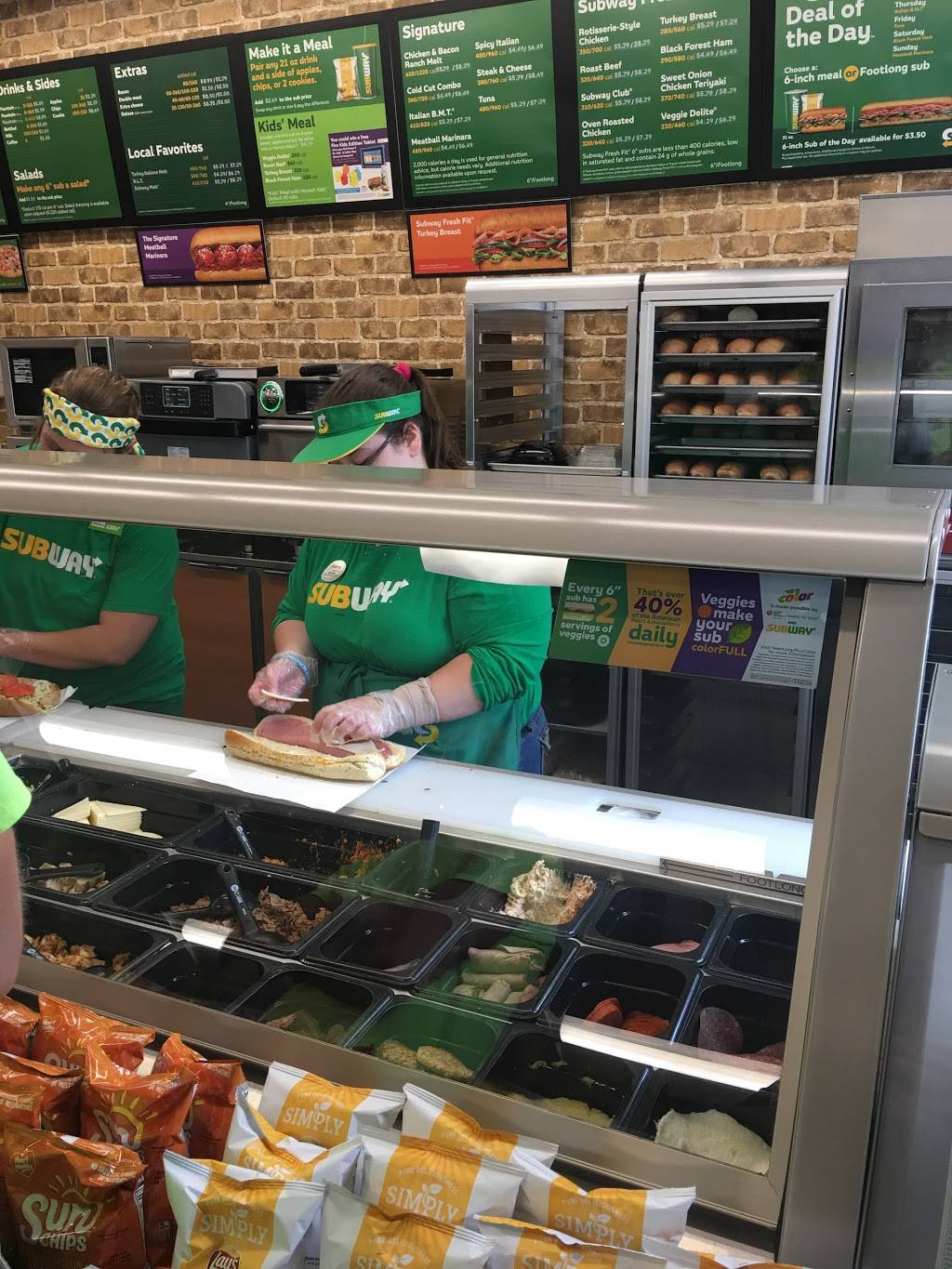 Subway | restaurant | 11900 Baileyton Rd, Greeneville, TN 37745, USA | 4232340414 OR +1 423-234-0414