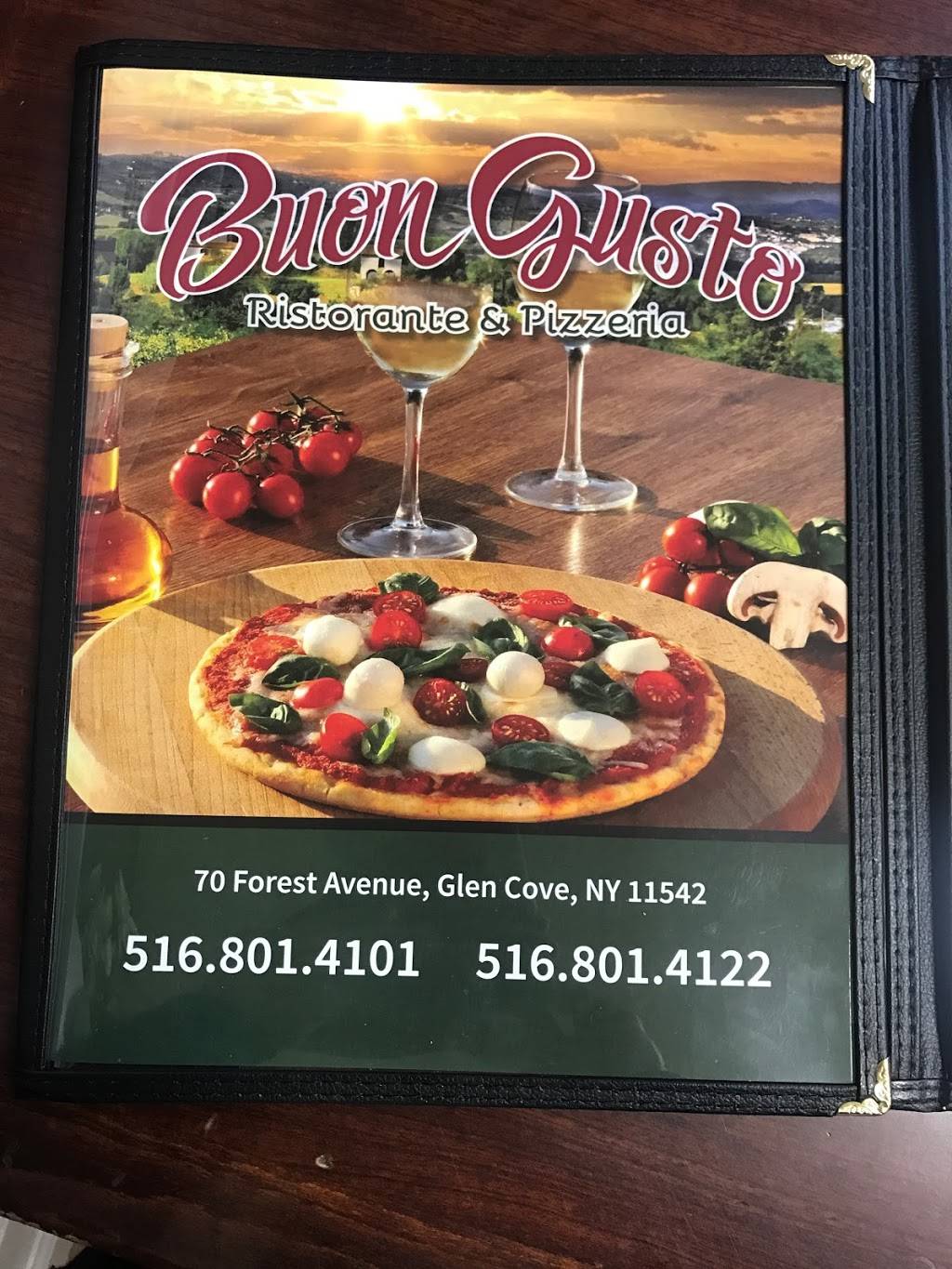 Buon gusto pizzeria & restaurant | restaurant | 70 Forest Ave, Glen Cove, NY 11542, USA | 5168014122 OR +1 516-801-4122