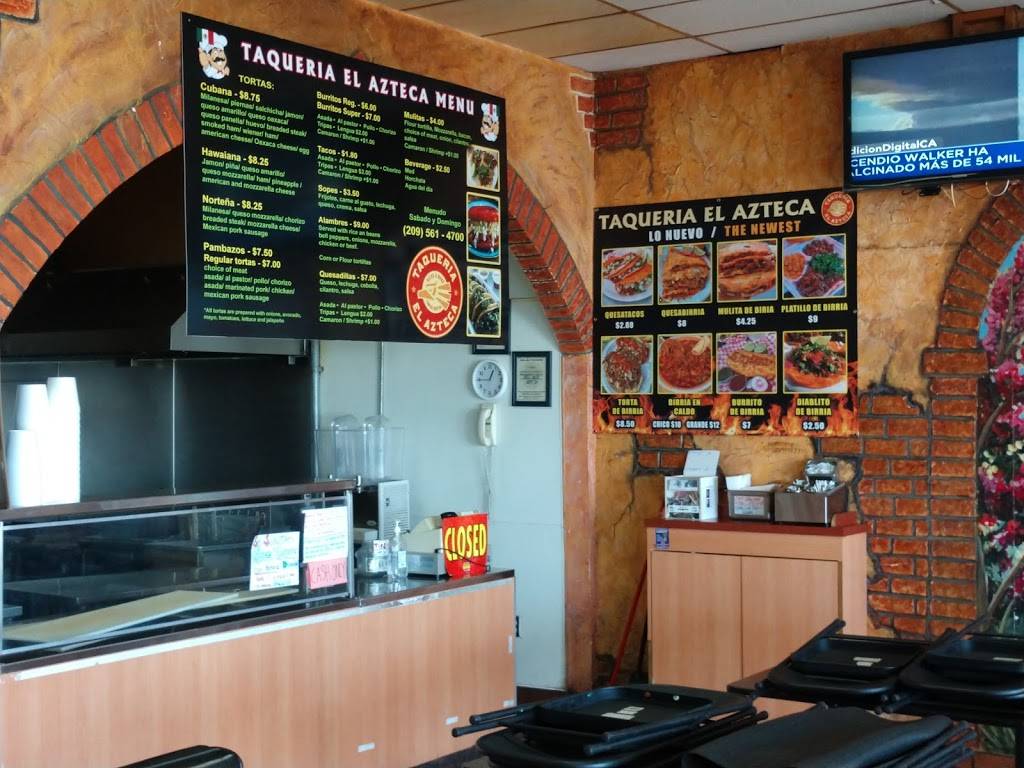 Taqueria el azteca | restaurant | 123 E Jamestown St, Stockton, CA 95207, USA | 2095614700 OR +1 209-561-4700
