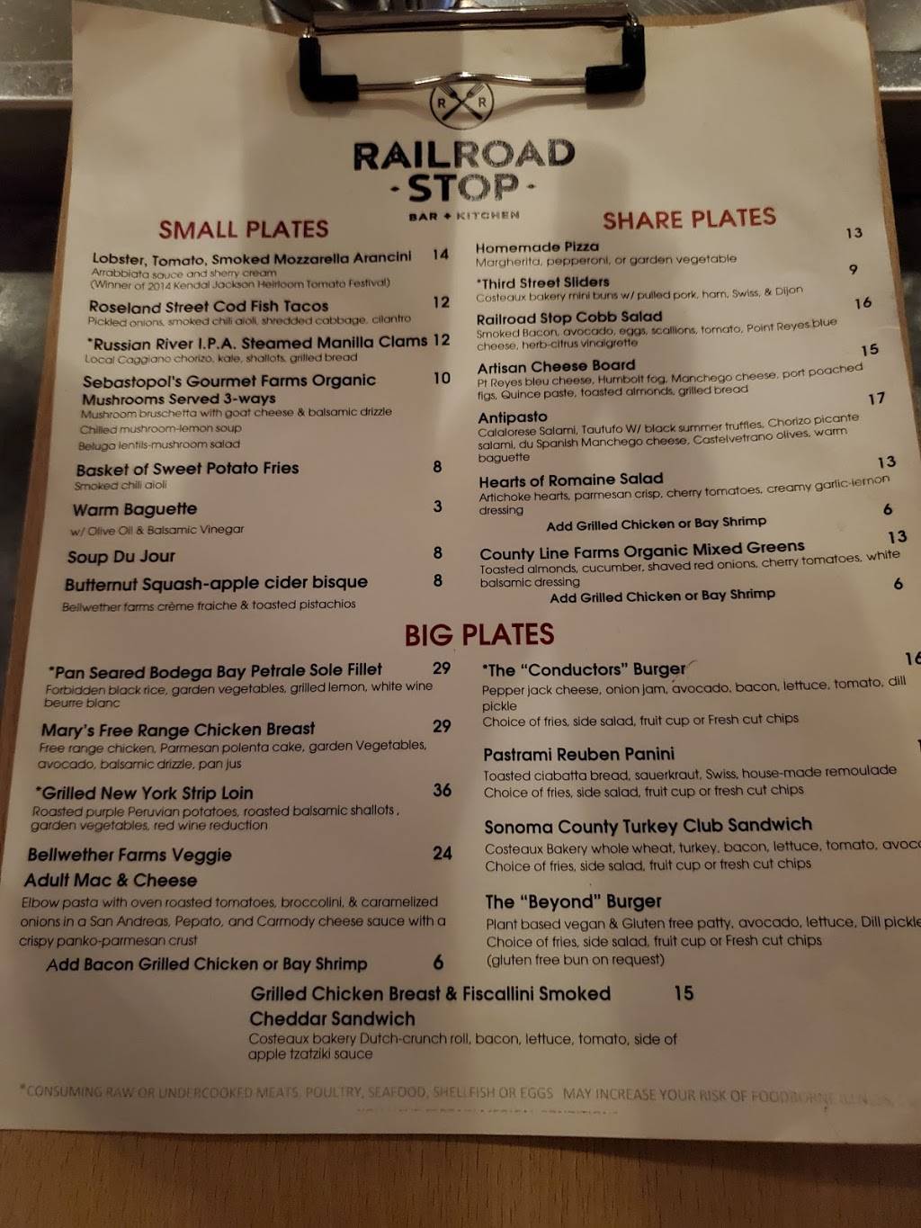 Railroad Stop | restaurant | Santa Rosa, CA 95401, USA | 7074956212 OR +1 707-495-6212