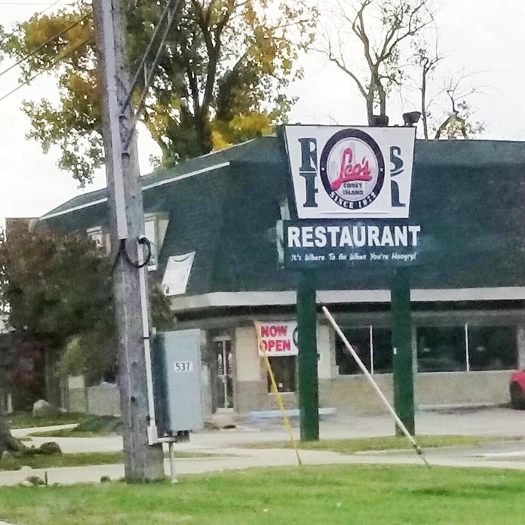 Leos Coney Island | restaurant | 28501 Hoover Rd, Warren, MI 48093, USA | 5869202933 OR +1 586-920-2933