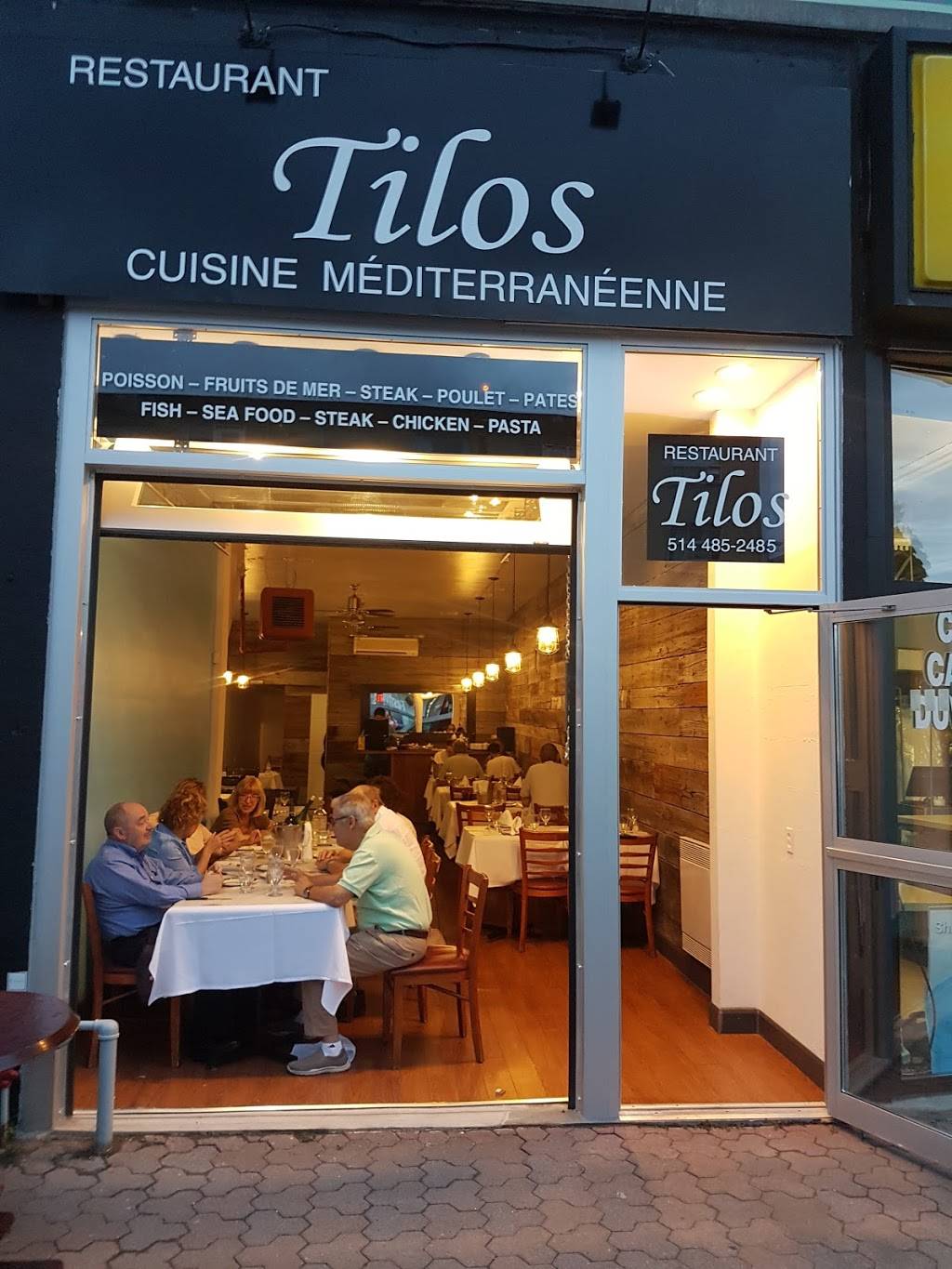 Restaurant Tilos | restaurant | 6587 Avenue Somerled, Montréal, QC H4V 1T1, Canada | 5144852485 OR +1 514-485-2485