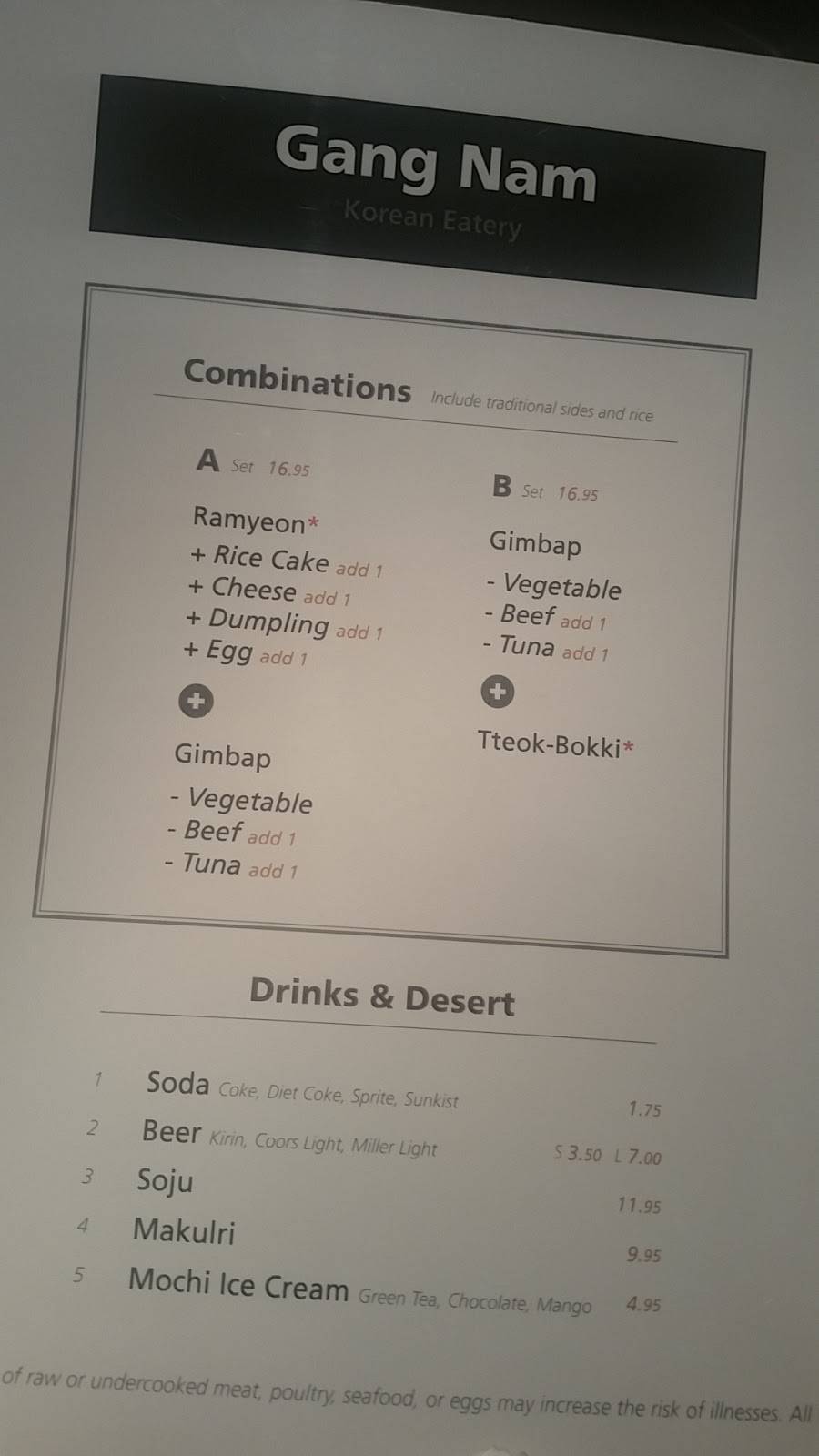 Gang Nam Korean Eatery | restaurant | 1715 W 39th St, Kansas City, MO 64111, USA | 8165692033 OR +1 816-569-2033