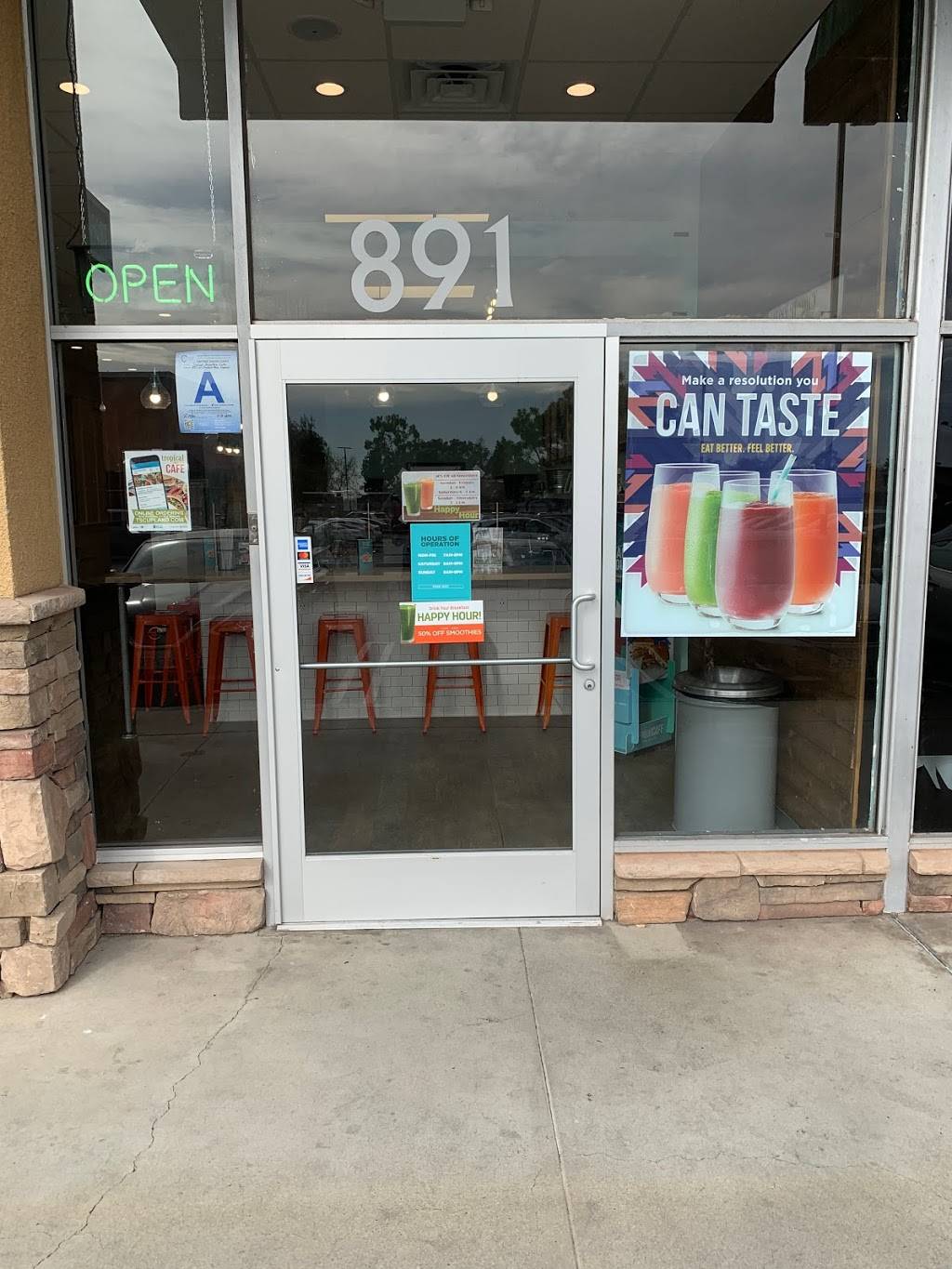 Tropical Smoothie Cafe | restaurant | 891 W Foothill Blvd Suit 891, Upland, CA 91786, USA | 9092564004 OR +1 909-256-4004