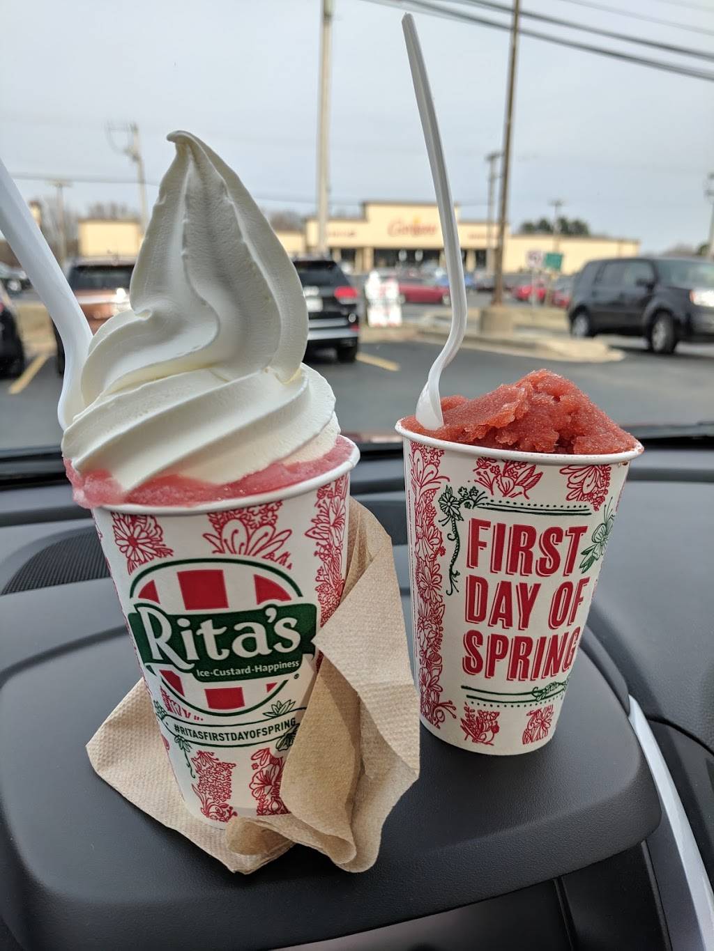 Ritas Italian Ice & Frozen Custard | restaurant | 1510 Rock Spring Rd, Forest Hill, MD 21050, USA | 4108360611 OR +1 410-836-0611