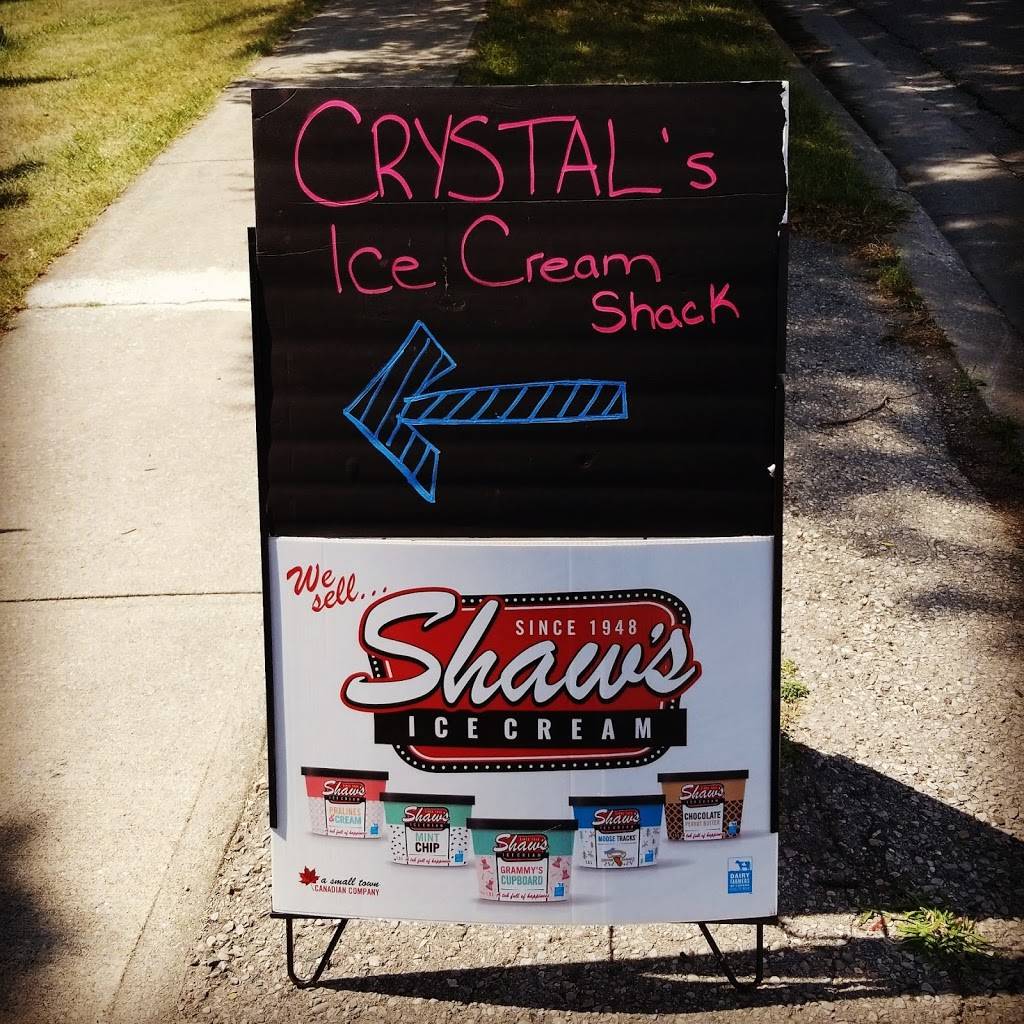 Crystals Ice Cream Shack | restaurant | 156 King St, Sombra, ON N0P 2H0, Canada | 5194044650 OR +1 519-404-4650