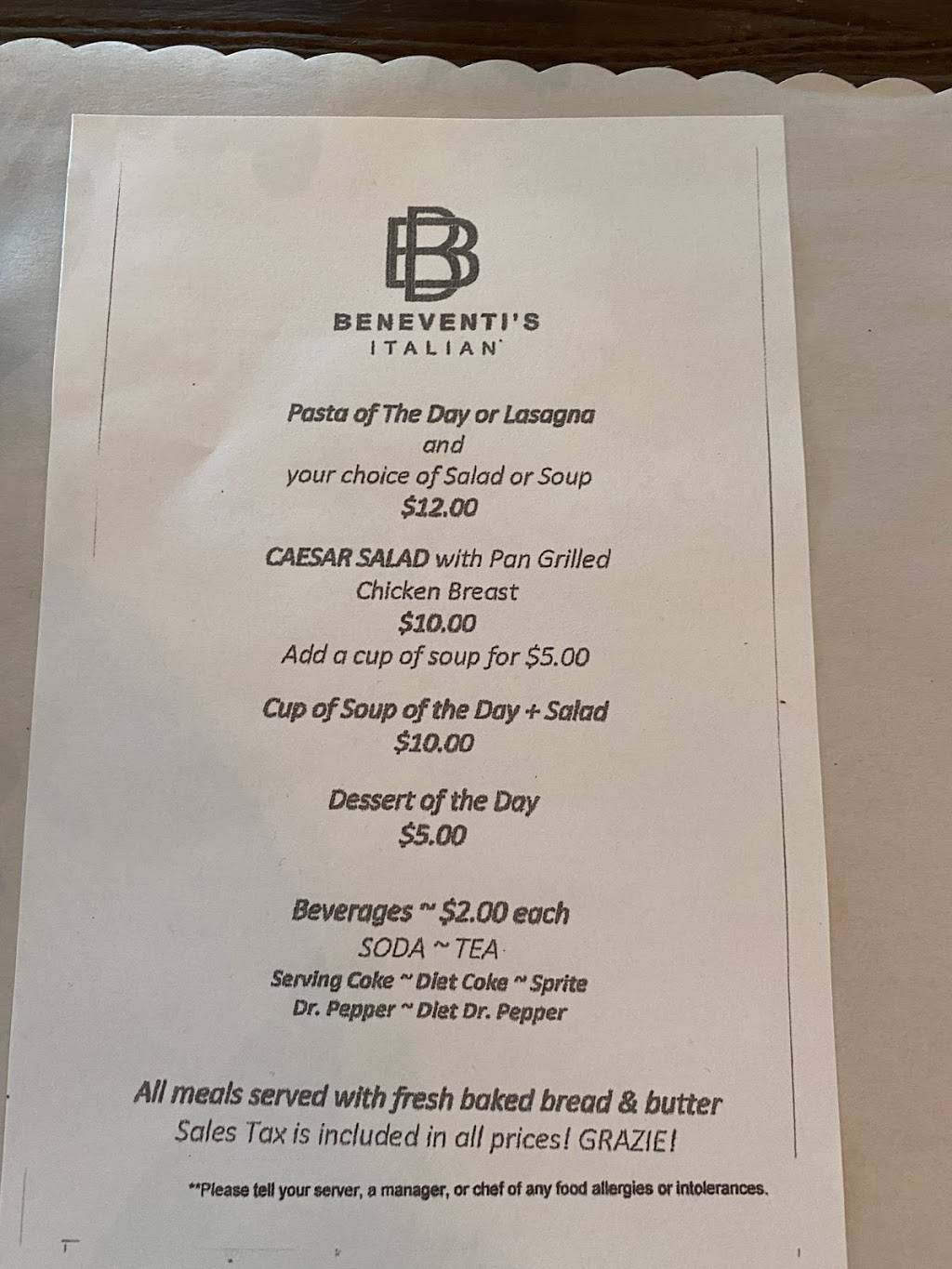 Beneventis Italian Restaurant | restaurant | 209 S Mingus Blvd, Mingus, TX 76463, USA | 8177561972 OR +1 817-756-1972