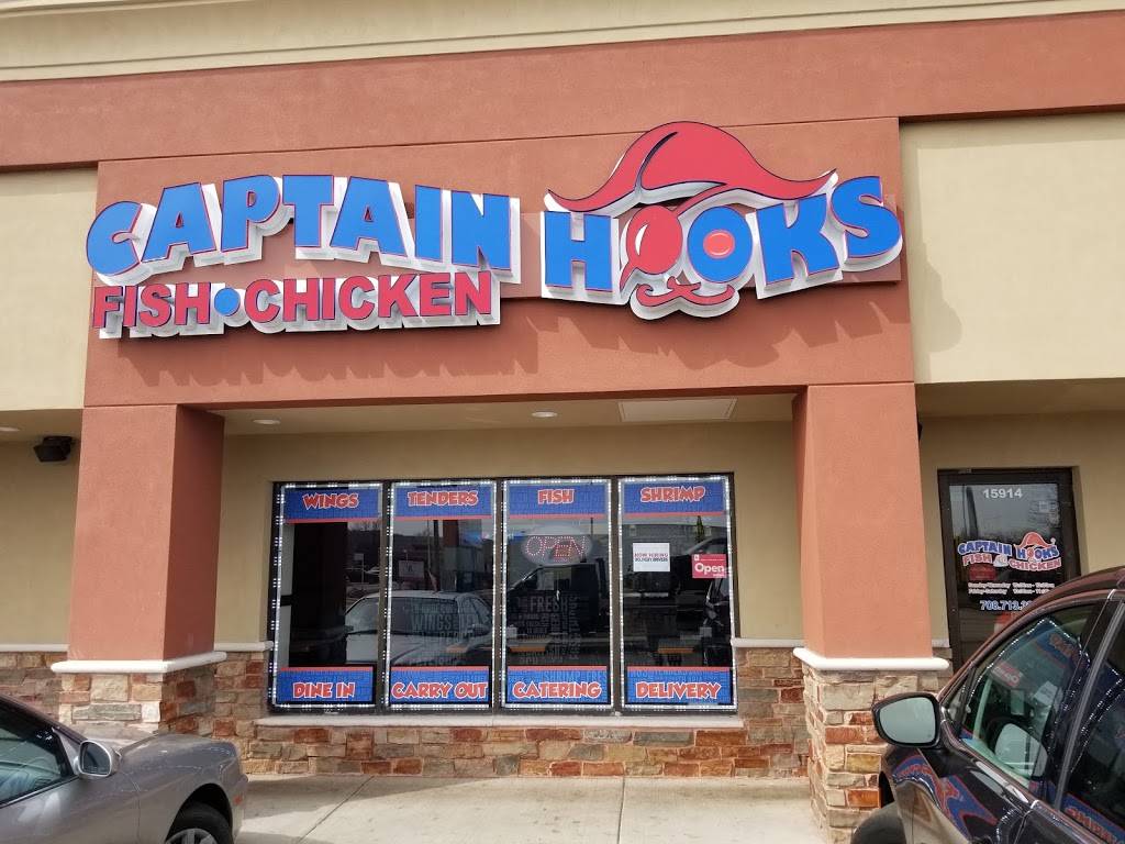 Captain Hooks Fish & Chicken | restaurant | 15914 Kedzie Ave, Markham, IL 60428, USA | 7087133313 OR +1 708-713-3313