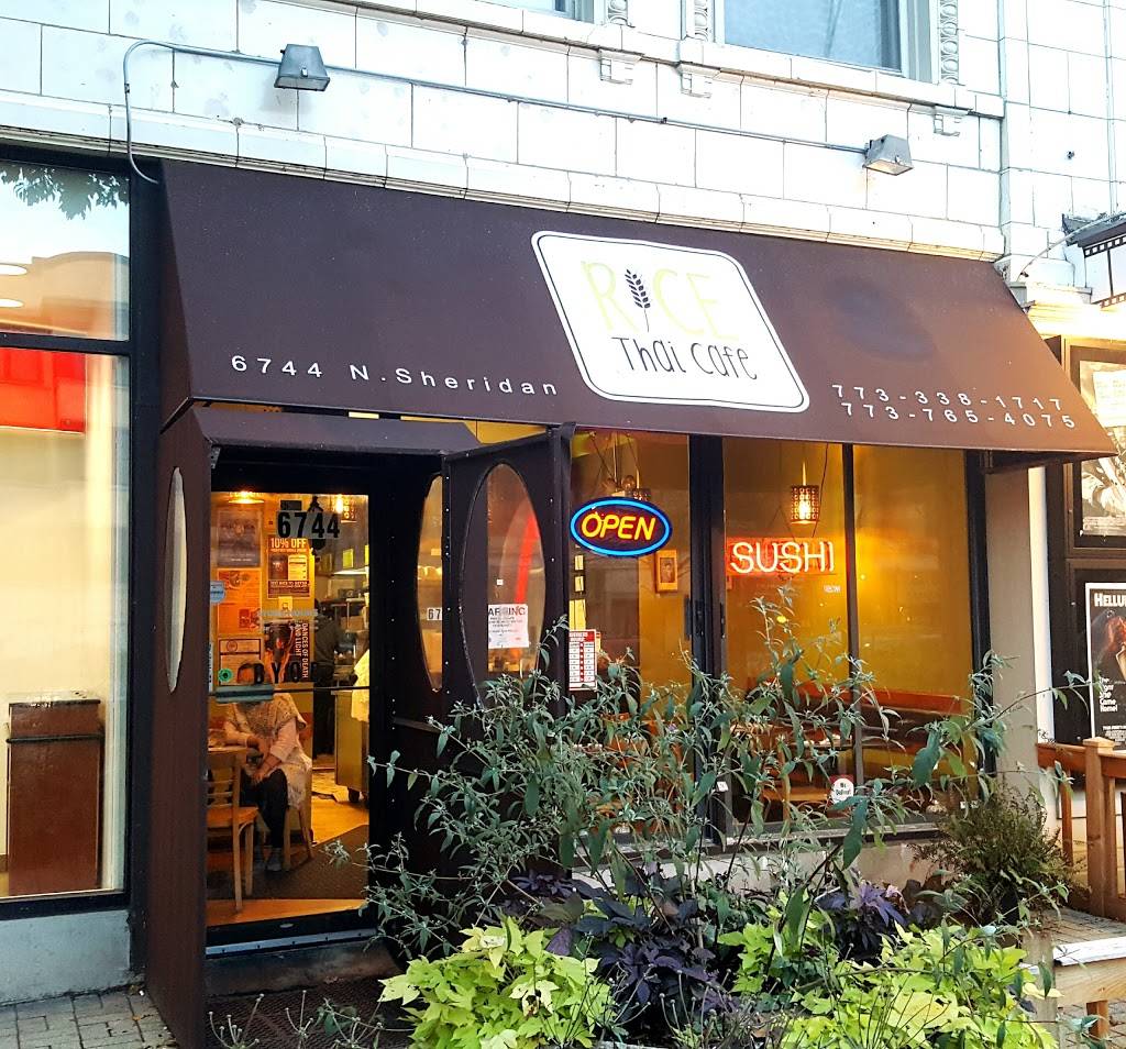 Rice Thai Cafe | restaurant | 6744 N Sheridan Rd, Chicago, IL 60626, USA | 7733381717 OR +1 773-338-1717