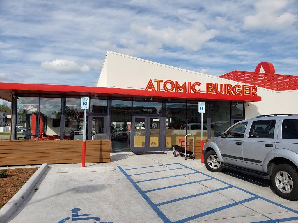 Atomic Burger | restaurant | 5909 Creek Centre Dr, Baton Rouge, LA 70820, USA | 2252236746 OR +1 225-223-6746