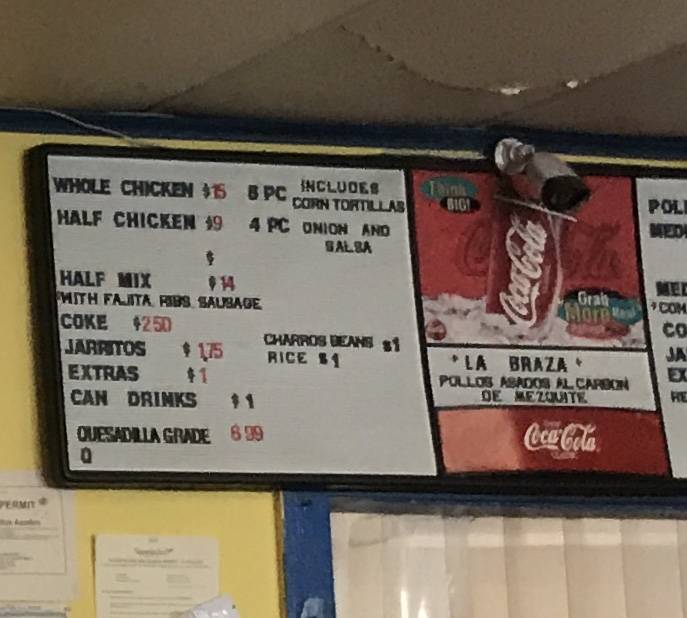 La Braza Pollos Azados | restaurant | 3714 South St, Nacogdoches, TX 75964, USA | 9362210718 OR +1 936-221-0718