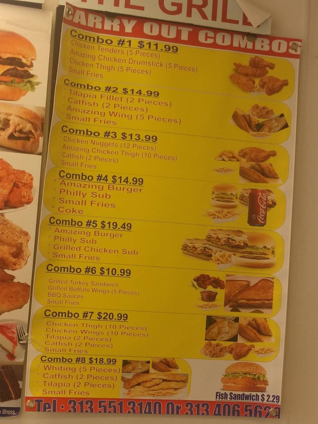 Amazing Grill | restaurant | 17044 W Warren Ave, Detroit, MI 48228, USA | 3135513140 OR +1 313-551-3140