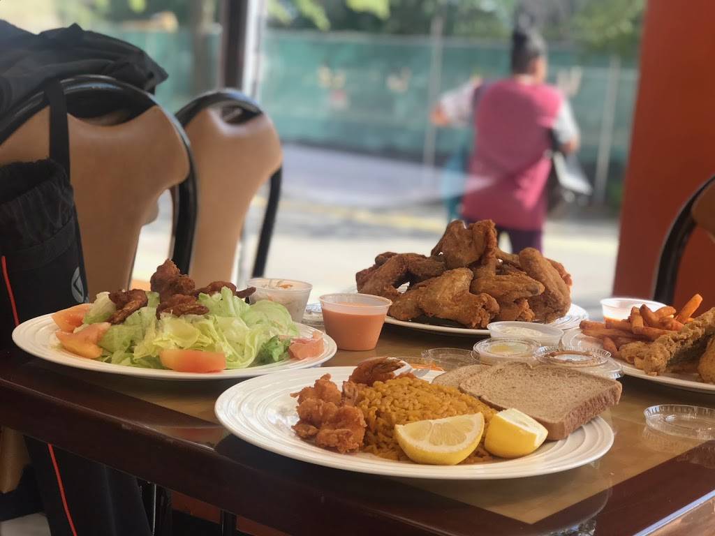 Ambassador Fish and chicken | restaurant | 210 Springdale Ave, East Orange, NJ 07017, USA | 8625202928 OR +1 862-520-2928