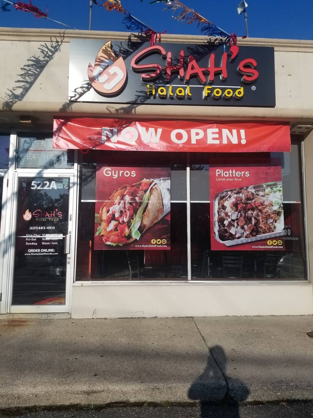 Shahs Halal food | restaurant | 522 Walt Whitman Rd, Melville, NY 11747, USA | 6316834913 OR +1 631-683-4913