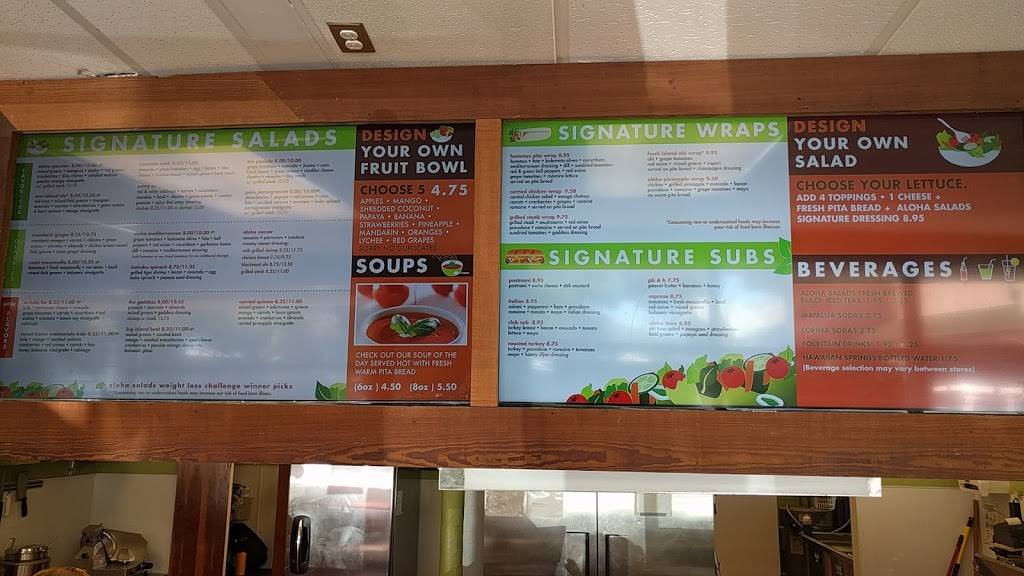 Aloha Salads | restaurant | 600 Kailua Rd #103, Kailua, HI 96734, USA | 8082622016 OR +1 808-262-2016