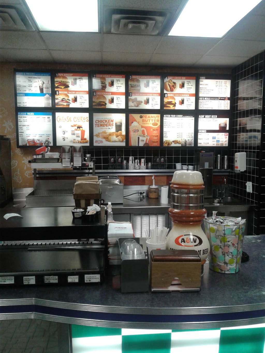 A&W Restaurant | restaurant | 12253 Hwy 7 West, Davis, OK 73030, USA | 5803692992 OR +1 580-369-2992