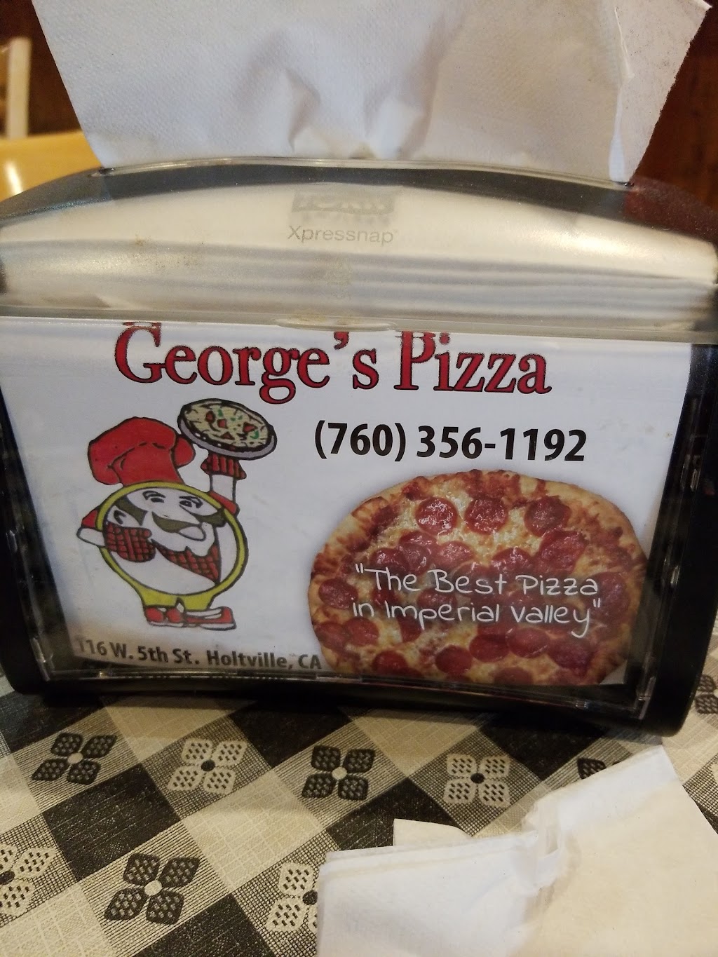 Georges Pizza | restaurant | 116 W 5th St, Holtville, CA 92250, USA | 7603561192 OR +1 760-356-1192