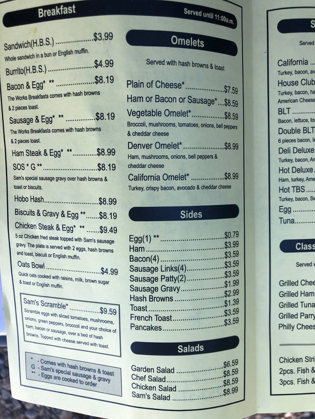 Sams Cafe | meal takeaway | 602 E 11th St, Tacoma, WA 98421, USA | 2535730800 OR +1 253-573-0800