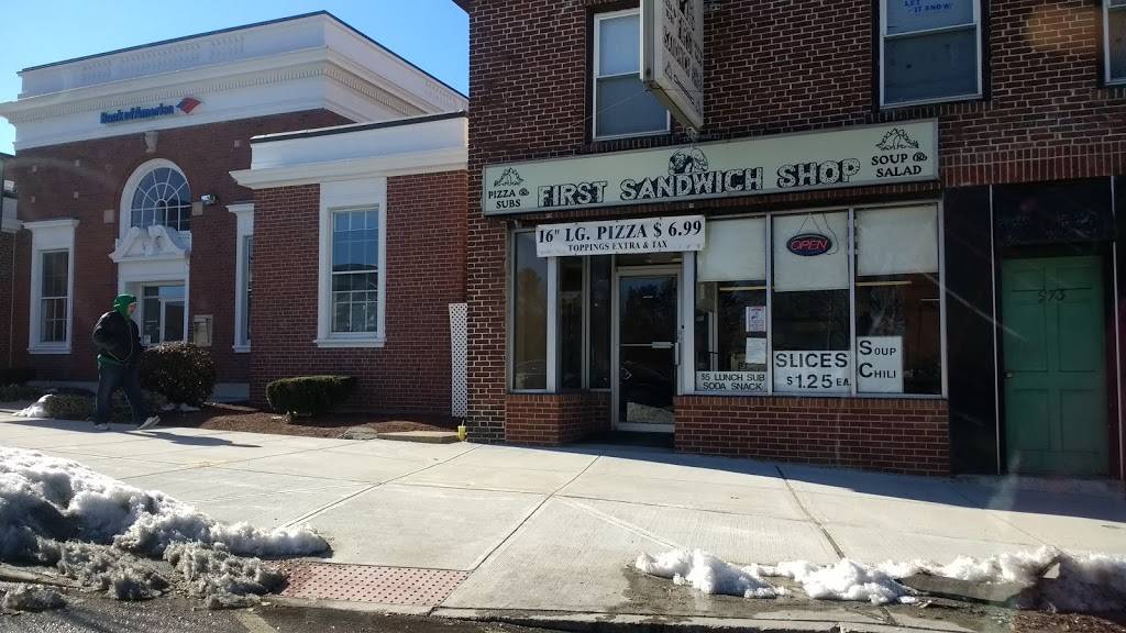 First Sandwich Shop | restaurant | 975 Main St, Walpole, MA 02081, USA | 5086687335 OR +1 508-668-7335