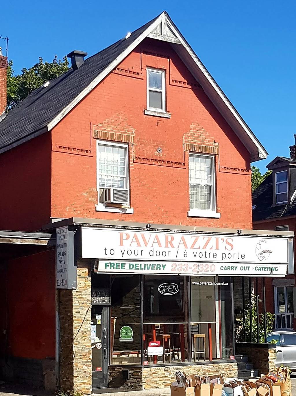 Pavarazzis Gourmet Pizza | restaurant | 491 Somerset St W, Ottawa, ON K1R 5J7, Canada | 6132332320 OR +1 613-233-2320