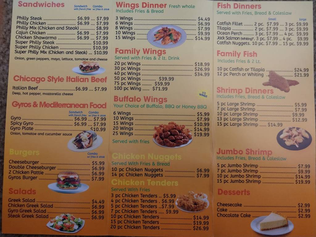 Jordans Fish Chicken & Gyros | restaurant | 6165 Allisonville Rd, Indianapolis, IN 46220, USA | 3172544444 OR +1 317-254-4444