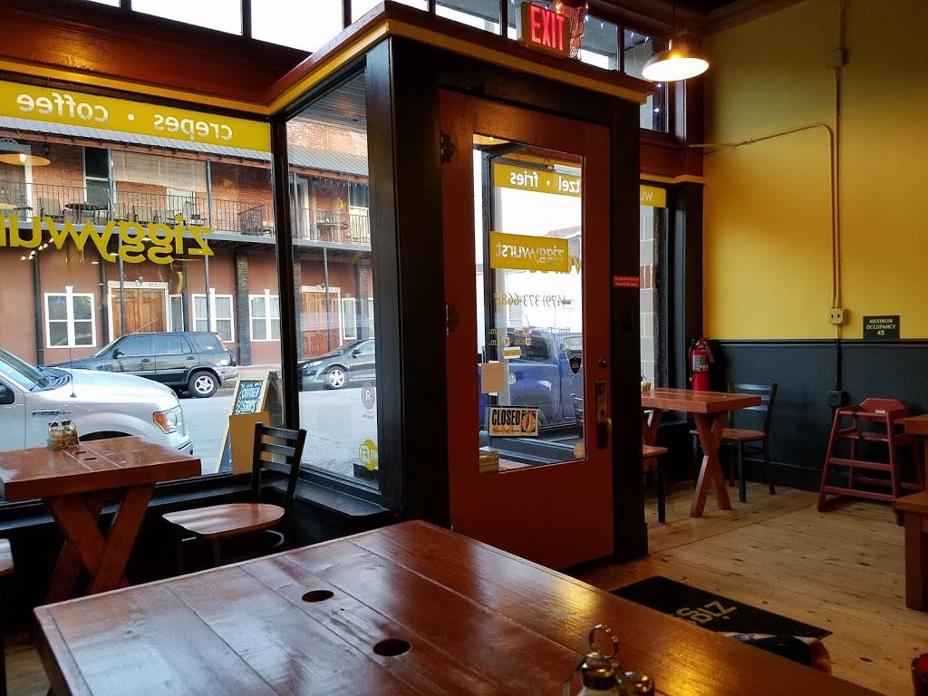 ziggywurst | restaurant | 214 N Wright St, Siloam Springs, AR 72761, USA | 4793736688 OR +1 479-373-6688