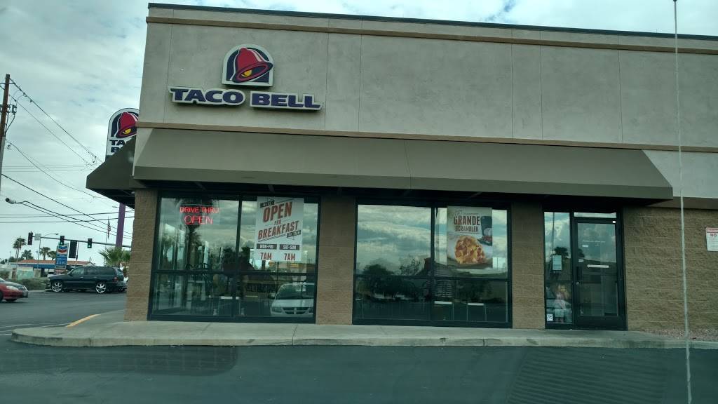 Taco Bell | meal takeaway | 2565 E Tropicana Ave, Las Vegas, NV 89121, USA | 7027397591 OR +1 702-739-7591