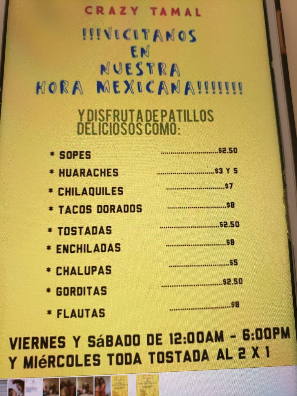 Crazy tamal | restaurant | 335 W Main St, Somerton, AZ 85350, USA | 9282613066 OR +1 928-261-3066