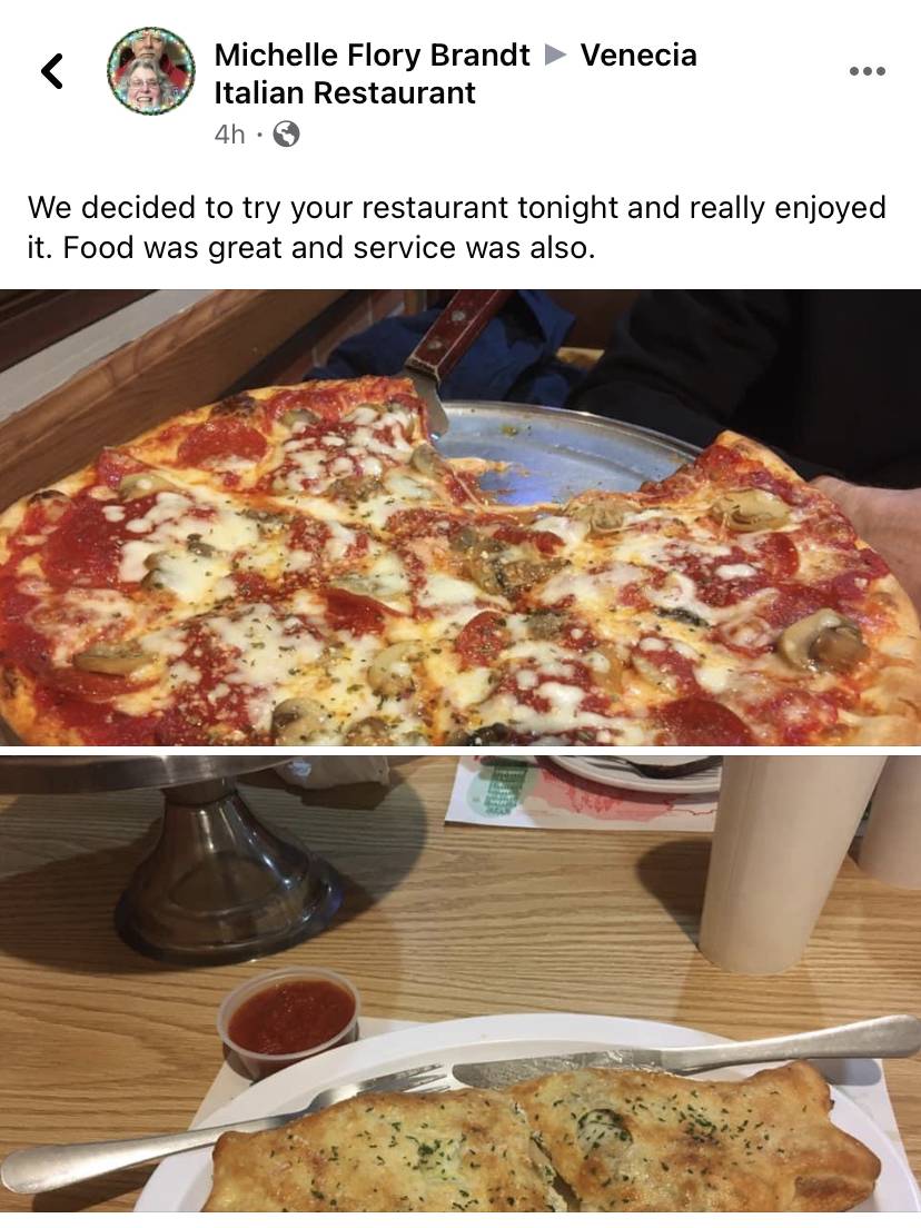 Venecia Italian restaurant | restaurant | 1980 E Whipp Rd, Kettering, OH 45440, USA | 9375670756 OR +1 937-567-0756