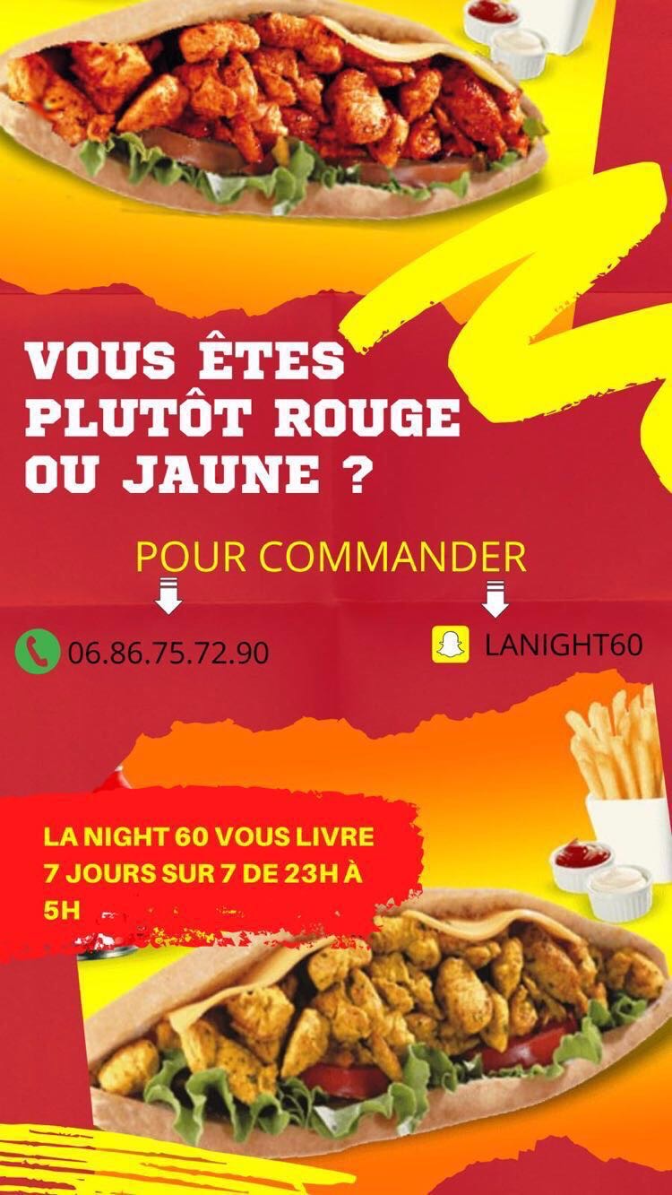 LaNight60 | restaurant | Nightingale Dr, Milford, DE 19963, USA | 0686757290 OR +33 6 86 75 72 90