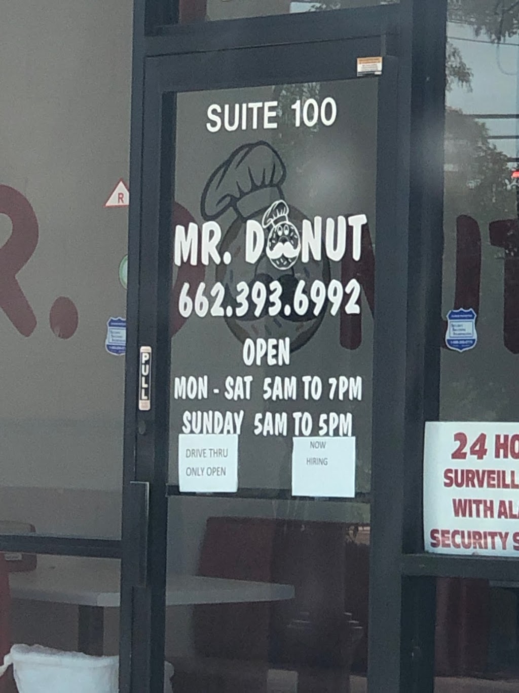 MR. DONUT | restaurant | 1750 Goodman Rd, Horn Lake, MS 38637, USA | 6623936992 OR +1 662-393-6992