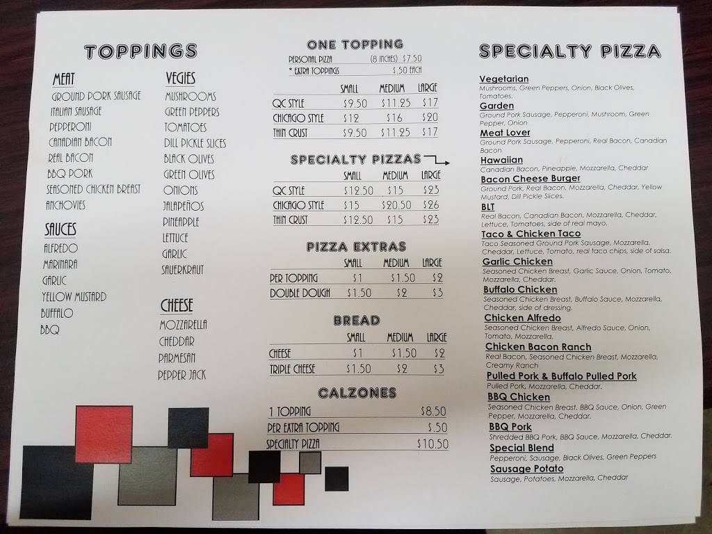 TOP HAT PIZZA | restaurant | 1509 15th St, Moline, IL 61265, USA | 3097979177 OR +1 309-797-9177