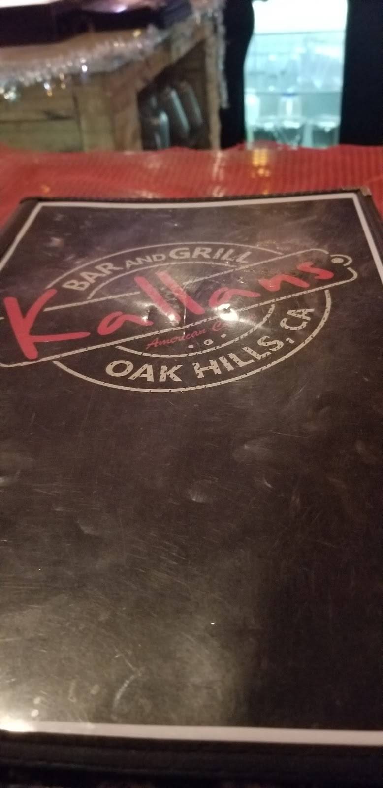 Kallans Bar and Grill | restaurant | 13330 Ranchero Rd, Hesperia, CA 92344, USA | 4428005800 OR +1 442-800-5800