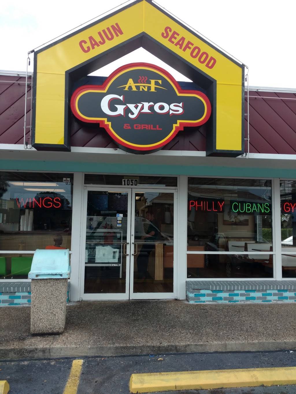ANF GYROS & GRILL (w-haven) | restaurant | 1050 6th St NW, Winter Haven, FL 33881, USA | 8632910303 OR +1 863-291-0303