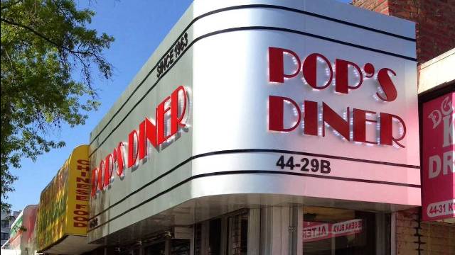 Pops Diner | restaurant | 44-29B Kissena Blvd, Flushing, NY 11355, USA | 7184637719 OR +1 718-463-7719