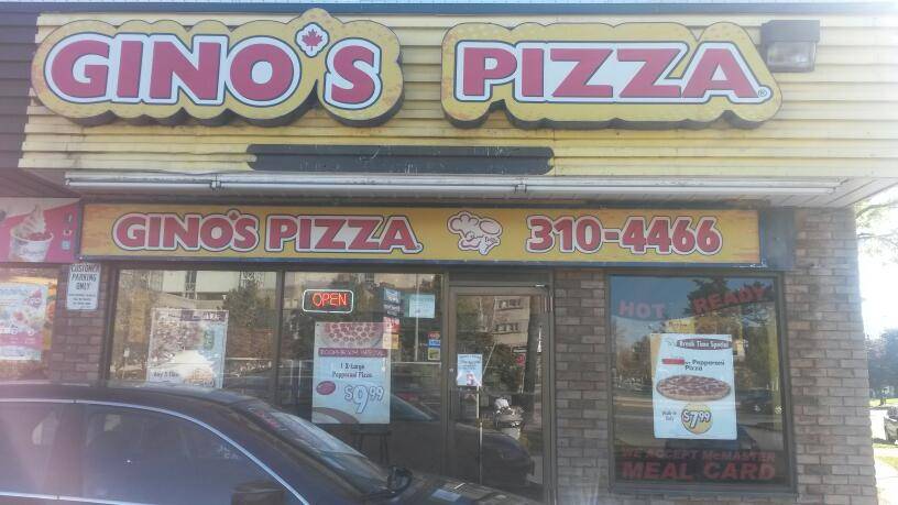 Ginos Pizza | restaurant | 1309 Main St W, Hamilton, ON L8S 1C5, Canada | 9055254444 OR +1 905-525-4444