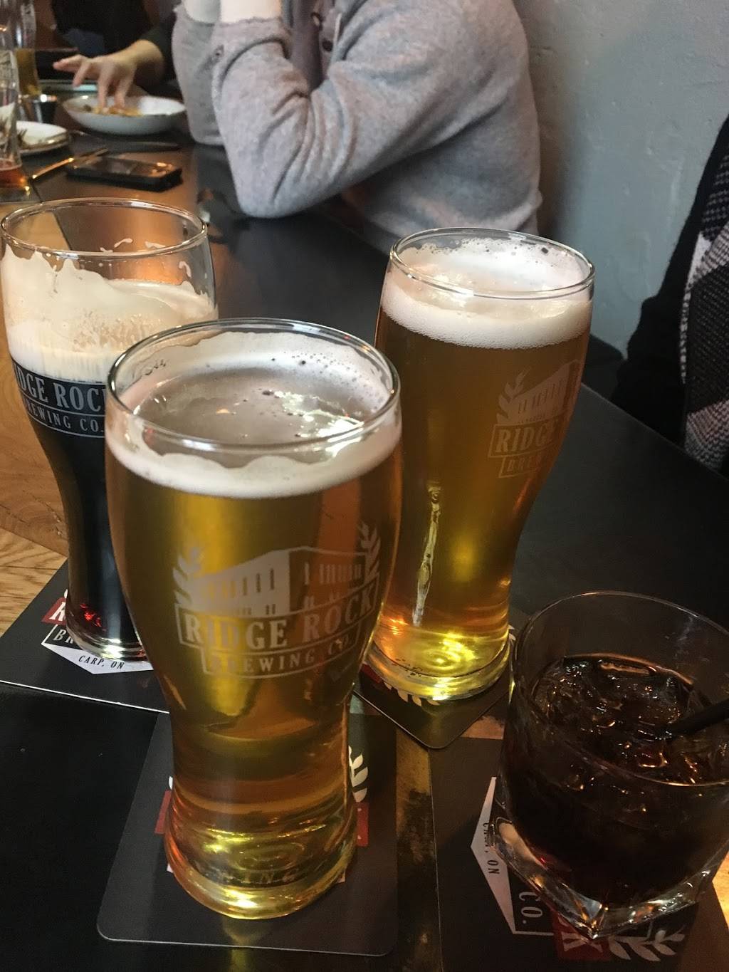 Ridge Rock Brewing Company | restaurant | 421 Donald B. Munro Dr, Carp, ON K0A 1L0, Canada | 6134702337 OR +1 613-470-2337