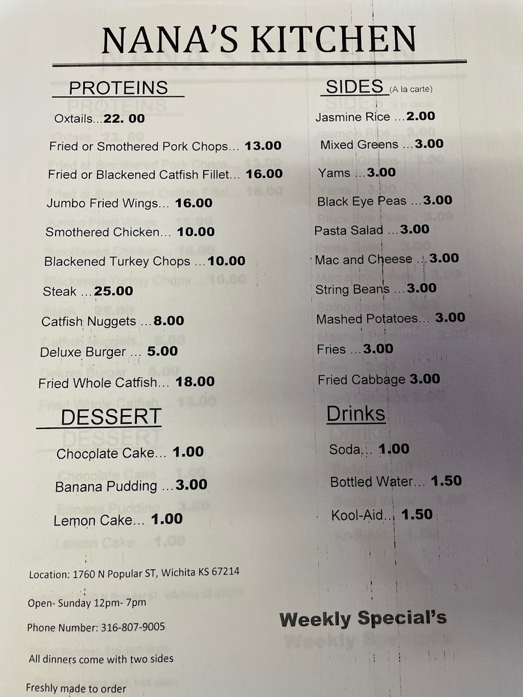 NaNa’s Kitchen | restaurant | 1760 N Poplar Ave, Wichita, KS 67214, USA | 3168079005 OR +1 316-807-9005