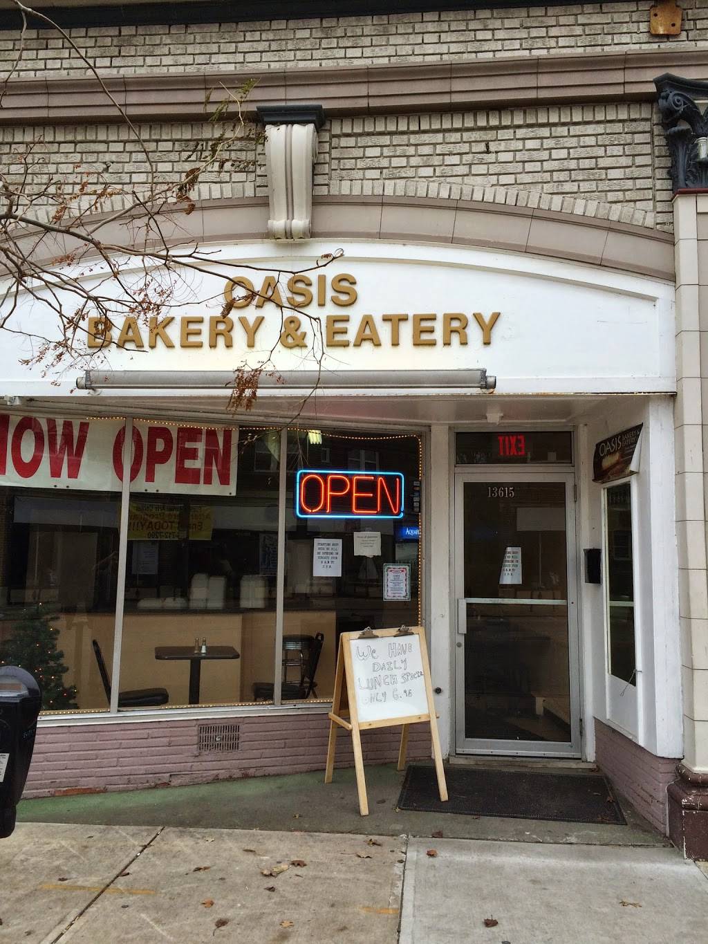 Oasis Bakery and Eatery | restaurant | 13615 Detroit Ave, Lakewood, OH 44107, USA | 2164585803 OR +1 216-458-5803