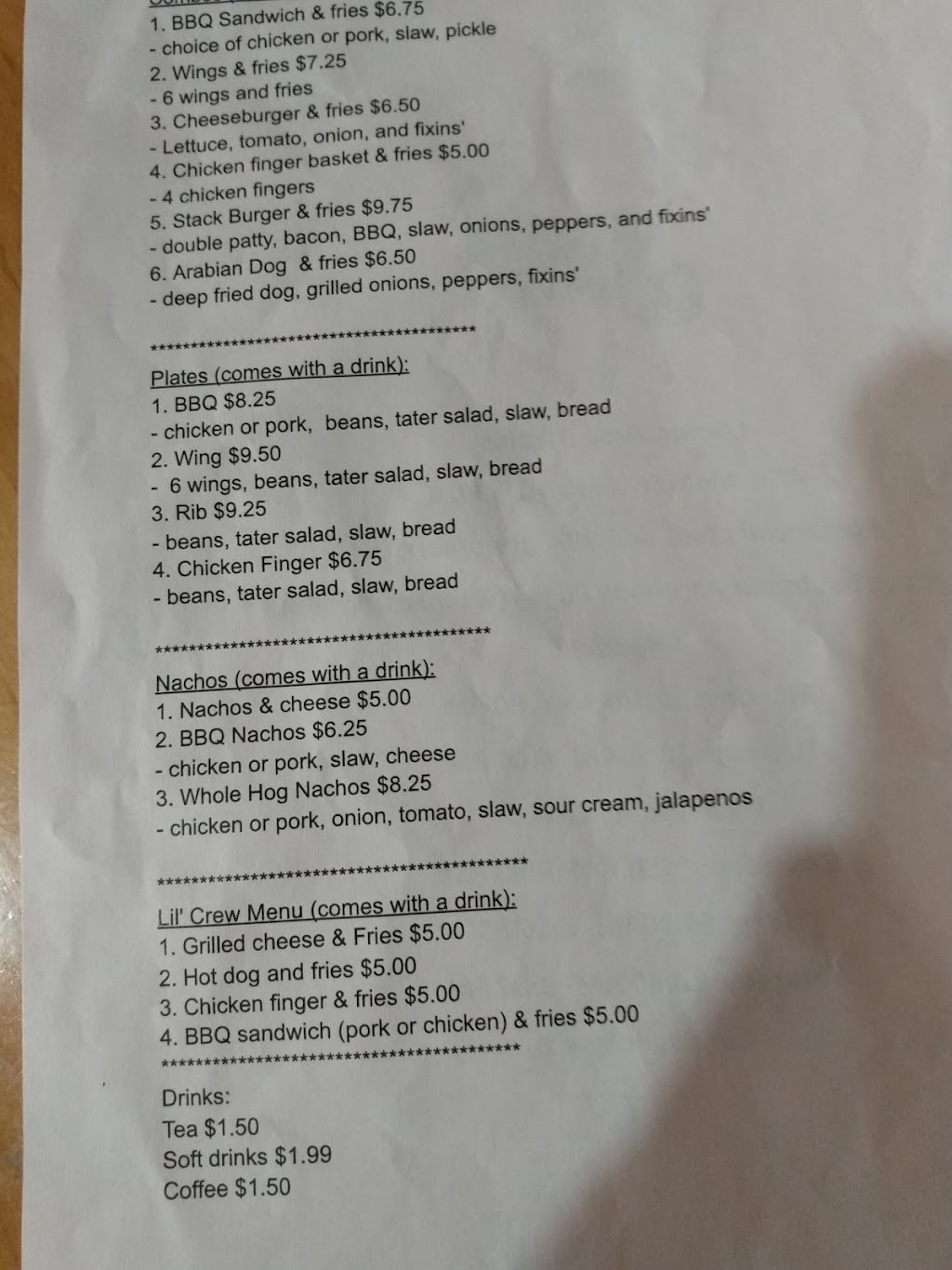 Smokestack BBQ | restaurant | 41 N Main St, Arab, AL 35016, USA | 2566408076 OR +1 256-640-8076