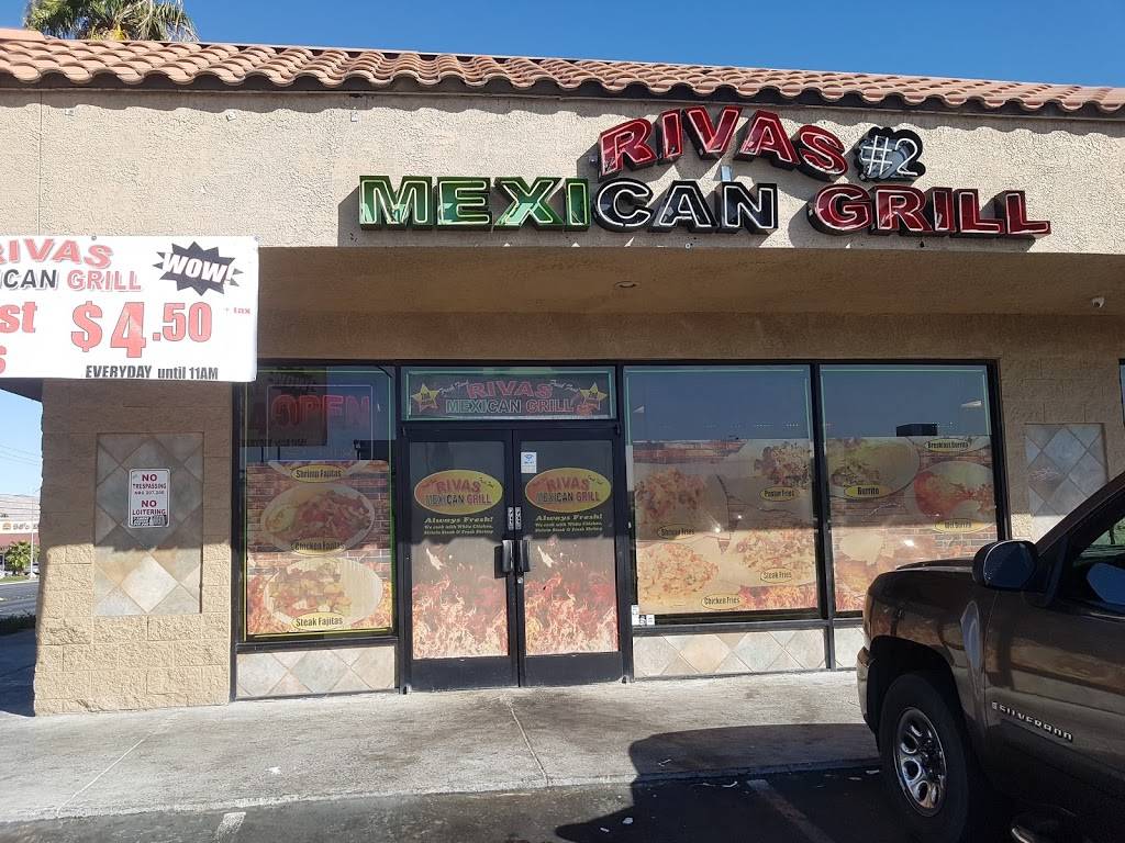 Rivas Mexican Grill #2 | restaurant | 3025 E Desert Inn Rd #1, Las Vegas, NV 89121, USA | 7026847384 OR +1 702-684-7384