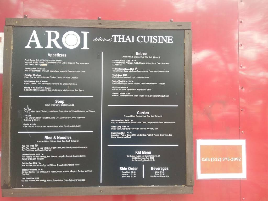 Aroi Thai Cuisine | restaurant | 12024 US-290, Austin, TX 78737, USA | 5123752092 OR +1 512-375-2092