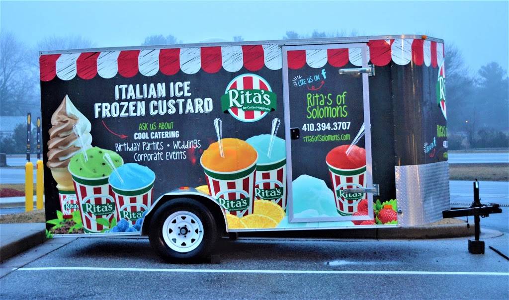 Ritas Italian Ice & Frozen Custard | restaurant | 13450 H G Trueman Rd, Solomons, MD 20688, USA | 4103943707 OR +1 410-394-3707