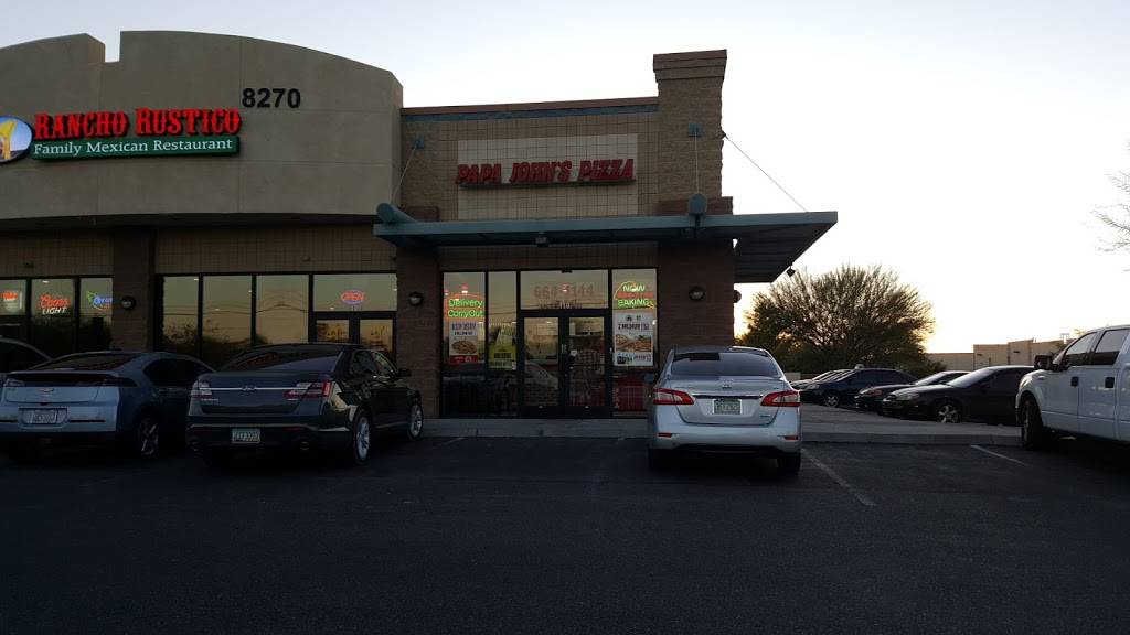 Papa Johns Pizza | restaurant | 8270 S Houghton Rd Ste. 110, Tucson, AZ 85747, USA | 5206641144 OR +1 520-664-1144