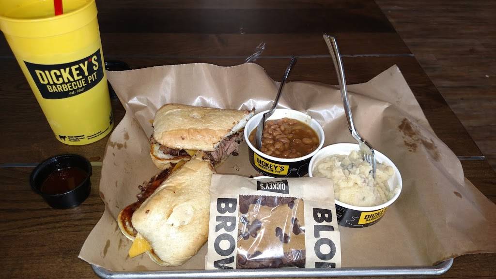 Dickeys Barbecue Pit | restaurant | 1102 Parkside Main St, Cary, NC 27519, USA | 9193420212 OR +1 919-342-0212