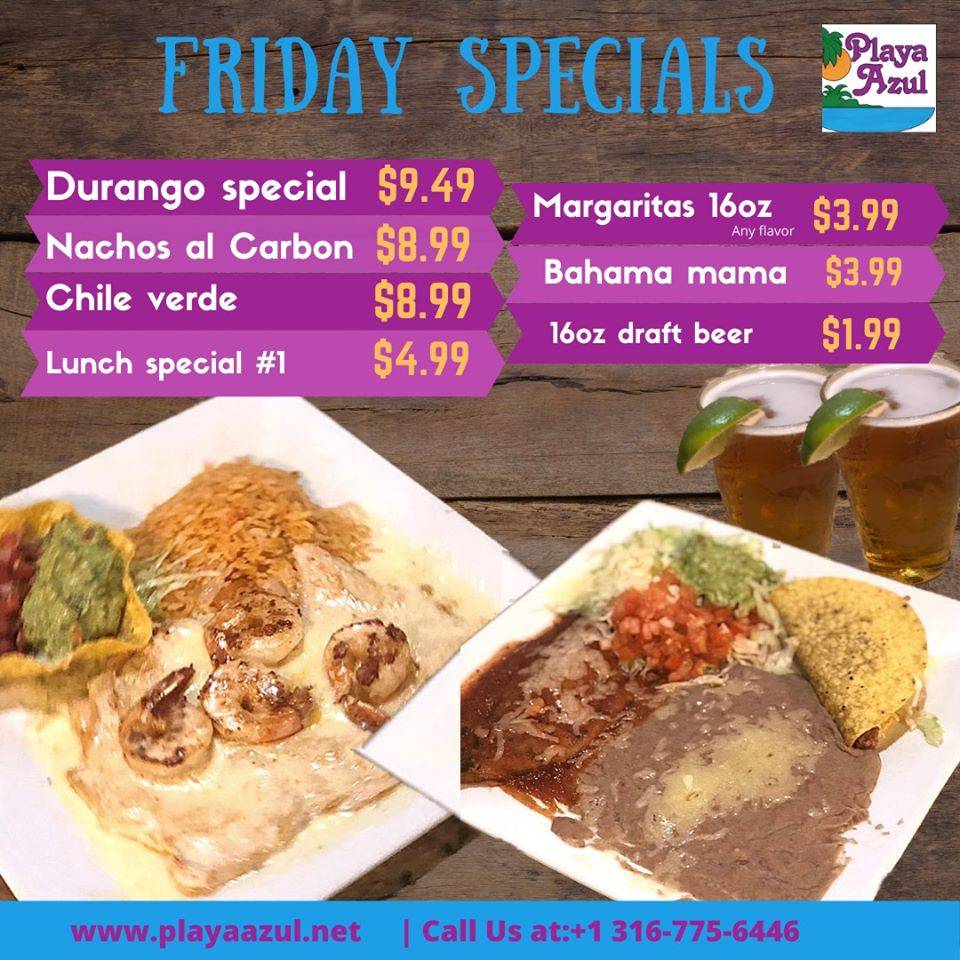 Playa Azul Mexican Restaurant | restaurant | 710 7th St, Augusta, KS 67010, USA | 3167756446 OR +1 316-775-6446