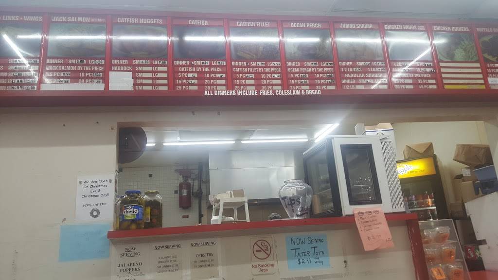 J & J Fish | restaurant | 435 W Boughton Rd, Bolingbrook, IL 60440, USA | 6303789701 OR +1 630-378-9701