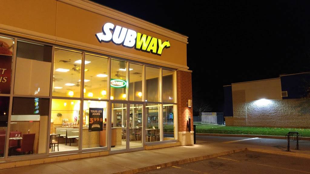 Subway | restaurant | 710 Montée Paiement, Gatineau, QC J8R 4A3, Canada | 8196431622 OR +1 819-643-1622